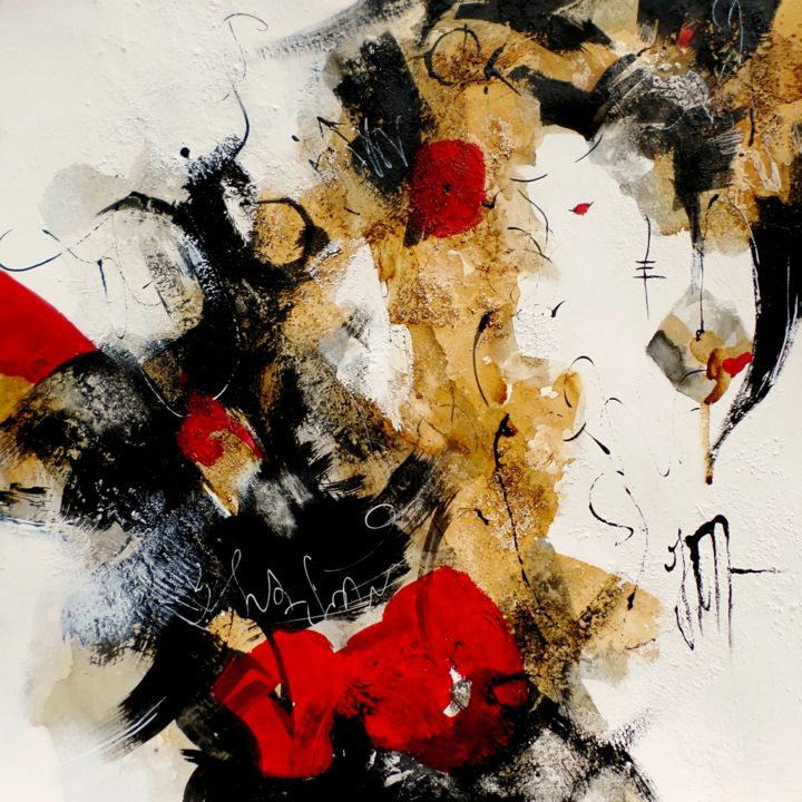 Painting titled "Rêver encore (17)" by Isabelle Mignot, Original Artwork, Other