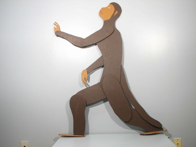 Sculpture intitulée "Le singe" par Isabelle Savard-Filteau, Œuvre d'art originale