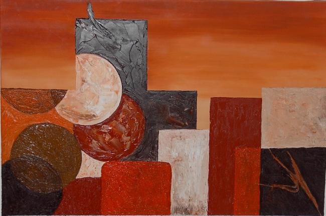 Pittura intitolato "ABSTRACTO C/ SARAPI…" da Isabel Carvalho, Opera d'arte originale