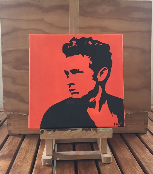 绘画 标题为“james dean” 由Isat Peinture, 原创艺术品, 丙烯