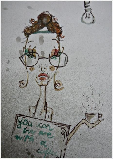 Σχέδιο με τίτλο "You can buy me with…" από Iscariotteh, Αυθεντικά έργα τέχνης, Άλλος