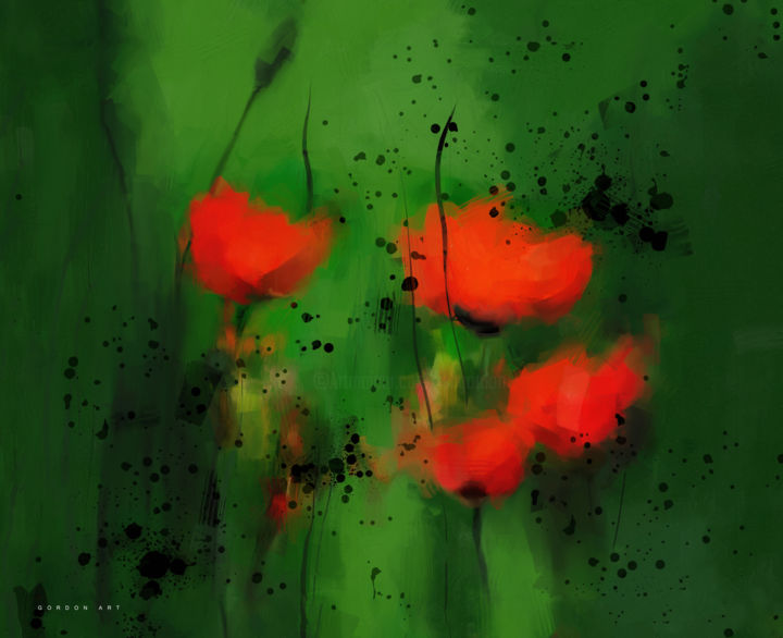 Digital Arts titled "Opium of the People" by Ish Gordon, Original Artwork, Digital Painting
