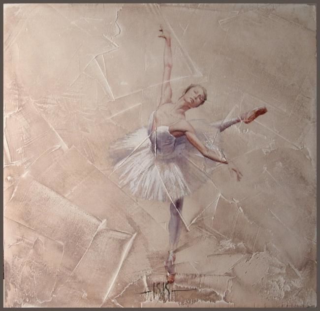 Pittura intitolato "ballet2" da Isis, Opera d'arte originale