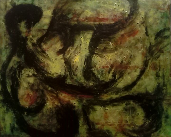 Peinture intitulée "GenèsE" par Isis Myreliction, Œuvre d'art originale