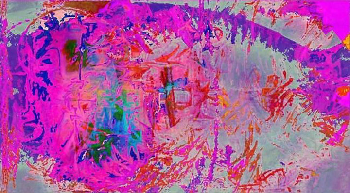 Digital Arts titled "future art pink sca…" by Millenia Foxtrot (Shadow Zero), Original Art, Digital Painting