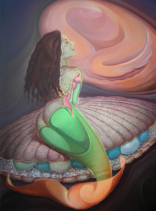 Peinture intitulée "Ensueños" par ismaelromeroramirez66, Œuvre d'art originale, Huile