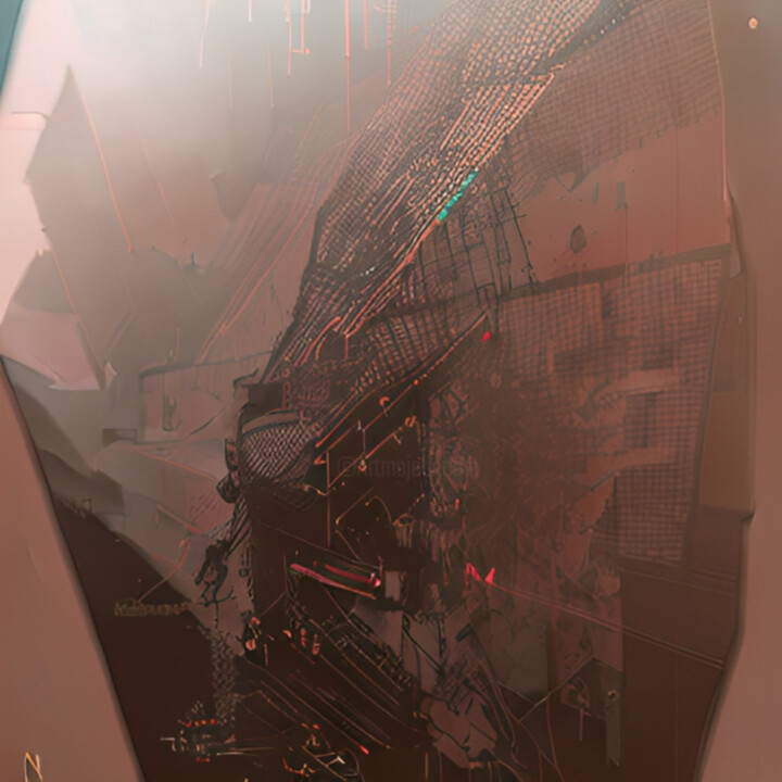 Digital Arts titled "Cityx" by Isra, Original Artwork, AI generated image