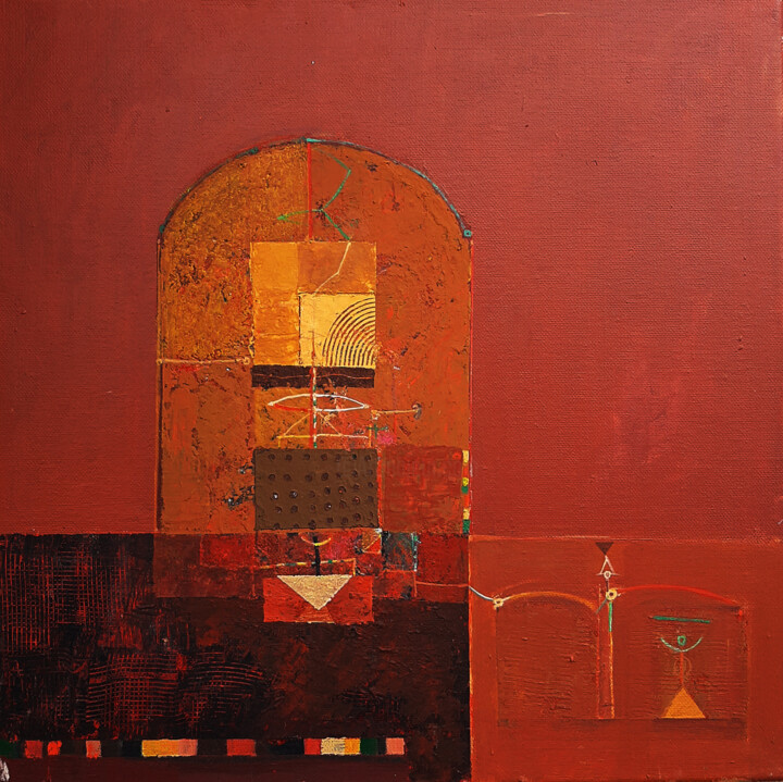 Malerei mit dem Titel "sanctuary 1" von Ivan Stoianov, Original-Kunstwerk, Acryl