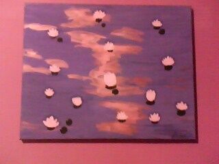 Peinture intitulée "water lillies" par Bianca Losito, Œuvre d'art originale, Autre