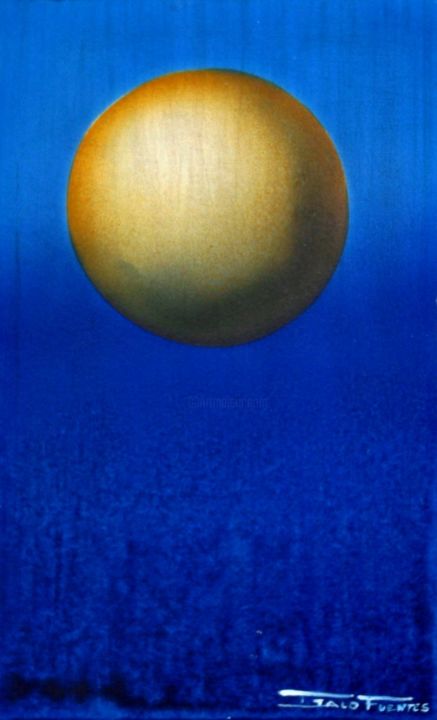 Malarstwo zatytułowany „Peso atómico” autorstwa Italo Fuentes, Oryginalna praca