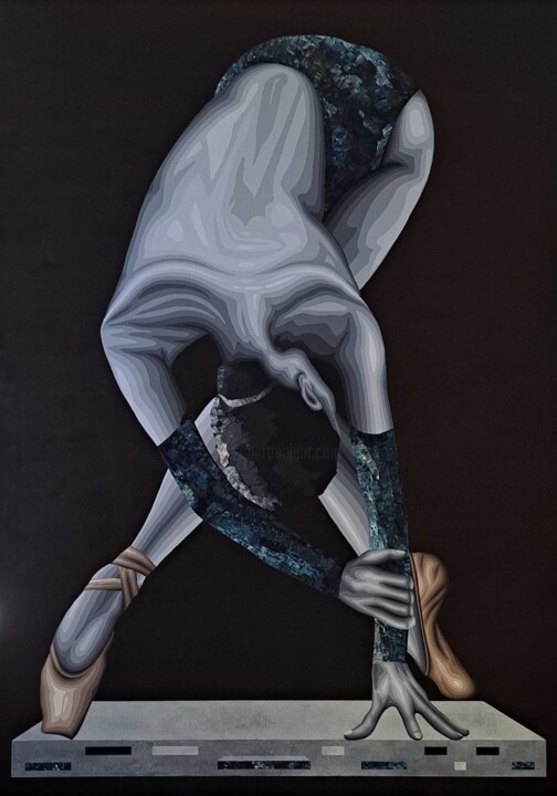 Peinture intitulée "Inchino 3" par Italo Somma, Œuvre d'art originale, Acrylique Monté sur Châssis en bois