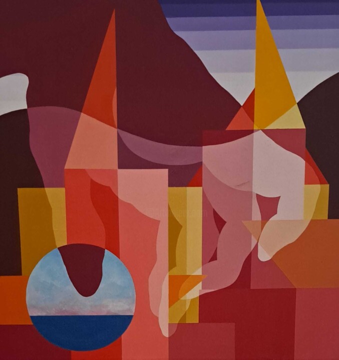 Pintura intitulada "musica plastica 03" por Italo Somma, Obras de arte originais, Acrílico