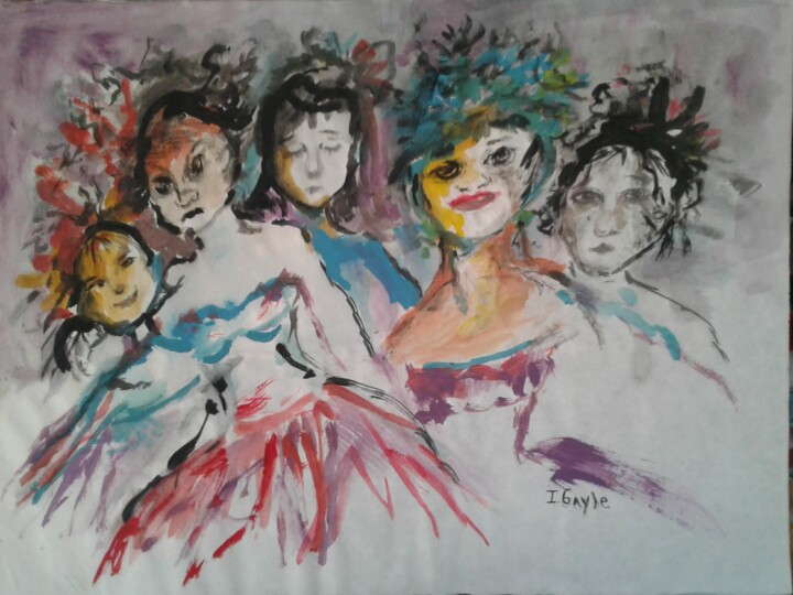 Painting titled "The Gala by Itoffee…" by Itoffee Gayle, Original Artwork
