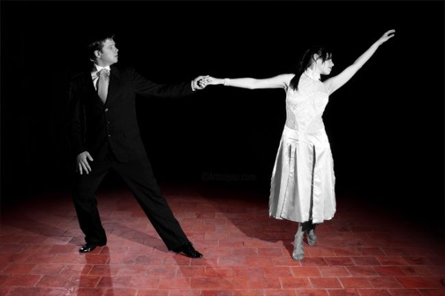 Photography titled "tango dancers  011" by Itu Tango, Original Artwork