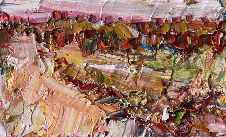 Картина под названием "Дорога. Лето." - Юлия Липчанская, Подлинное произведение искусства, Масло