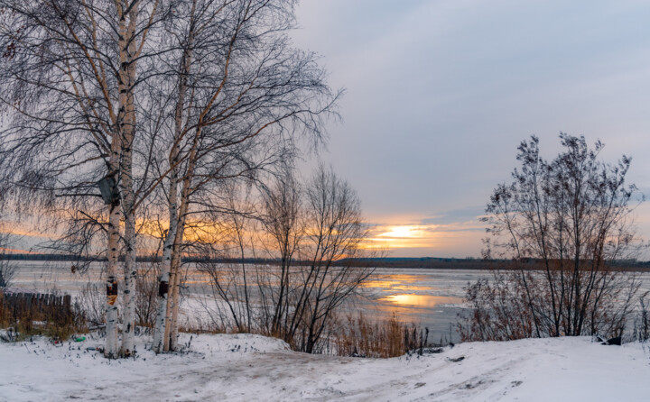 Фотография под названием "Early winter. The r…" - Iurii Baklykov, Подлинное произведение искусства, Цифровая фотография