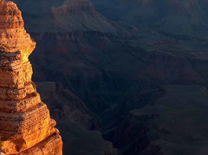 Fotografia zatytułowany „Sunrise at Grand Ca…” autorstwa Iva Geo, Oryginalna praca, Fotografia filmowa