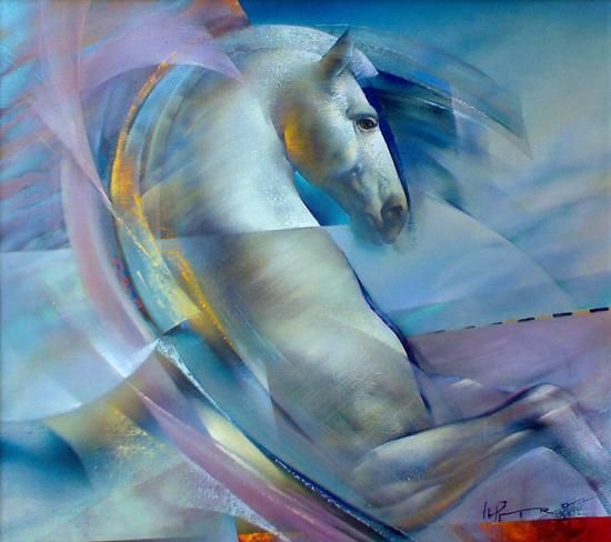 Painting titled "MOTION" by Ivailo Petrov, Original Artwork, Oil