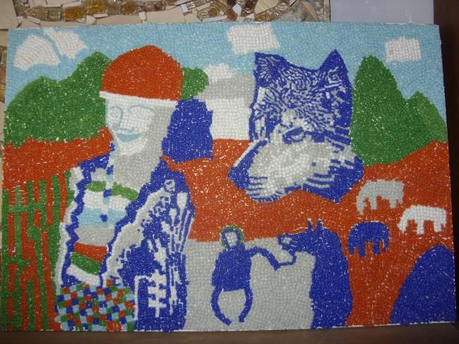 Sculpture titled "Mosaic 3" by Ivaylo Ivanov, Original Artwork
