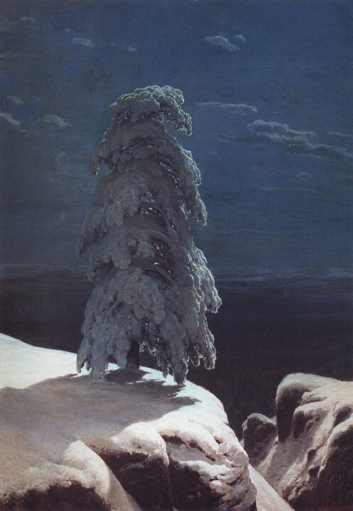 Peinture intitulée "Dans le Nord sauvag…" par Ivan Chichkine, Œuvre d'art originale, Huile