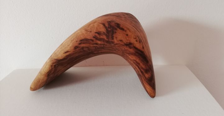 Sculpture titled "Ponte" by Ivan Fabani, Original Art, Wood