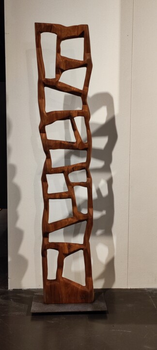 Скульптура под названием "GEOMETRIE VUOTE" - Ivan Fabani, Подлинное произведение искусства, Дерево