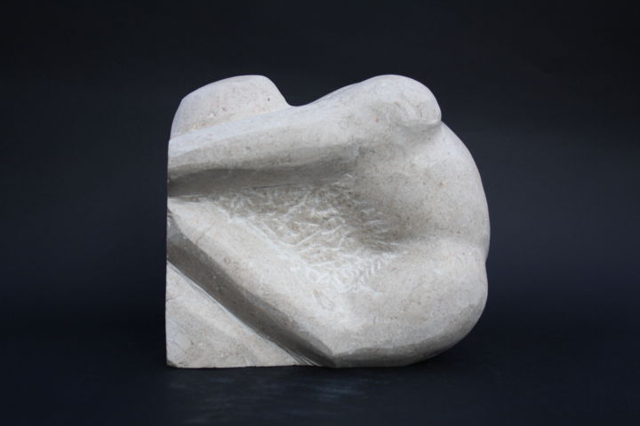 Sculpture titled "Woman.jpg" by Ivan Mladenović, Original Artwork, Stone