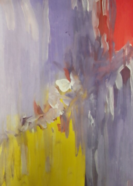 Peinture intitulée "Abstract 17" par Ivan Skripel, Œuvre d'art originale, Gouache