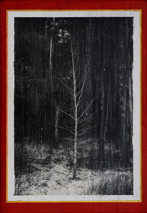 Obrazy i ryciny zatytułowany „Мечты Марии” autorstwa Ivan Tarasov, Oryginalna praca, Srebrny nadruk