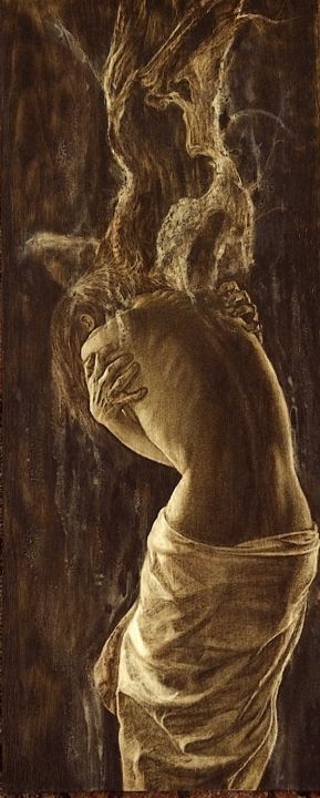 Drawing titled "emptiness" by Ivan Tokushev, Original Art, Engraving