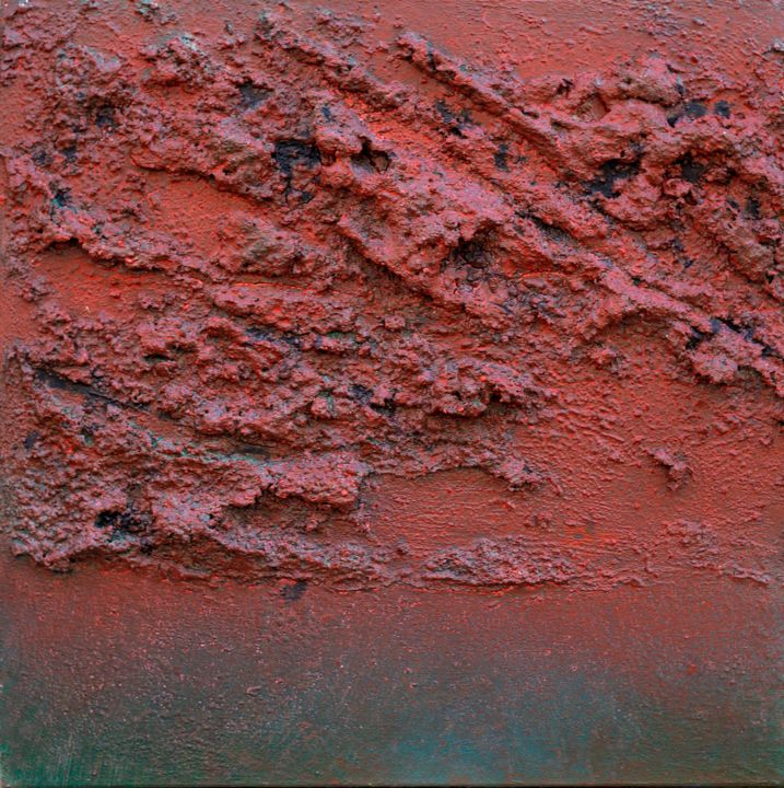Pittura intitolato "Paesaggio Materico X" da Ivano Pardi, Opera d'arte originale, Acrilico Montato su Telaio per barella in…
