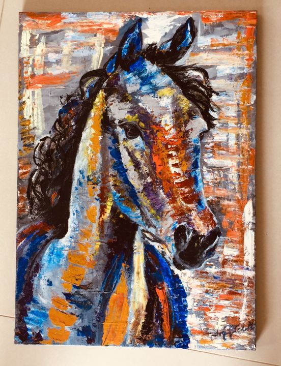 Pintura intitulada "66d95bee-7aa1-4b09-…" por Ives Fatima Fedatto, Obras de arte originais, Acrílico