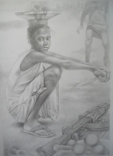 Drawing titled "Education" by Ivo Sirakov, Original Artwork, Other