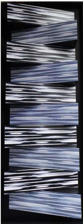 Peinture intitulée "Sans titre 90 cm X…" par Paul Sarrassat, Œuvre d'art originale, Papier