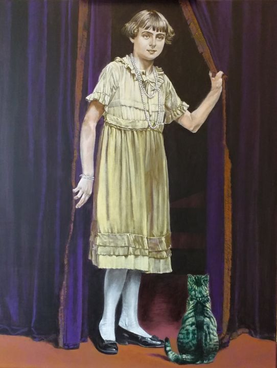 Painting titled "Le monde nouveau" by Stefano Console, Original Art, Acrylic Mounted on Stretcher frame