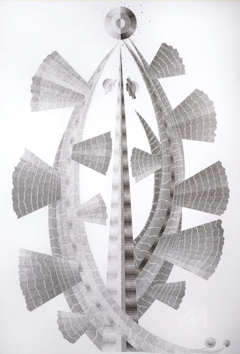 Drawing titled "Une créature sublime" by Izabela Hren, Original Art, Other