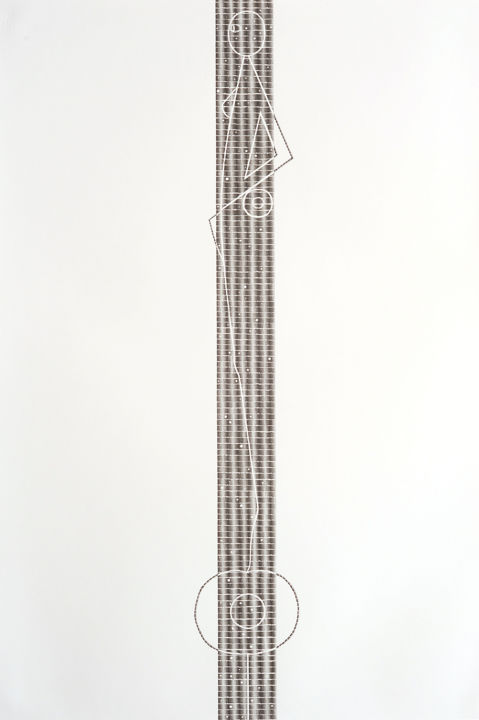 Dessin intitulée "L'ami imaginaire 4" par Izabela Hren, Œuvre d'art originale, Crayon