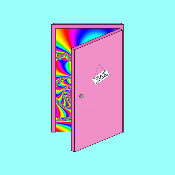 Цифровое искусство под названием "door.jpg" - Ziaz, Подлинное произведение искусства