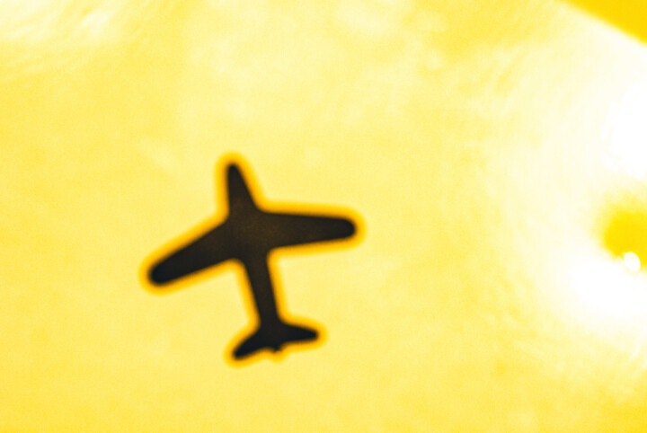 Photography titled "avion?" by J.D. Curry, Original Artwork, Analog photography