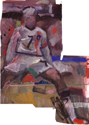 Malerei mit dem Titel "Beckham" von Jamie Boyd, Original-Kunstwerk