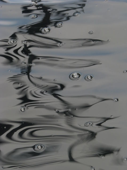 Fotografía titulada "Black Water" por Jack Welch, Obra de arte original, Otro