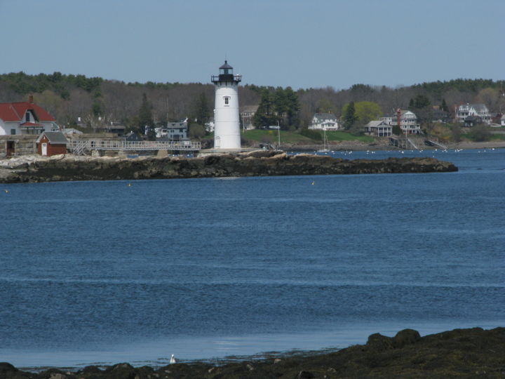 Photography titled "Fort Point Light Ho…" by Jack Welch, Original Artwork