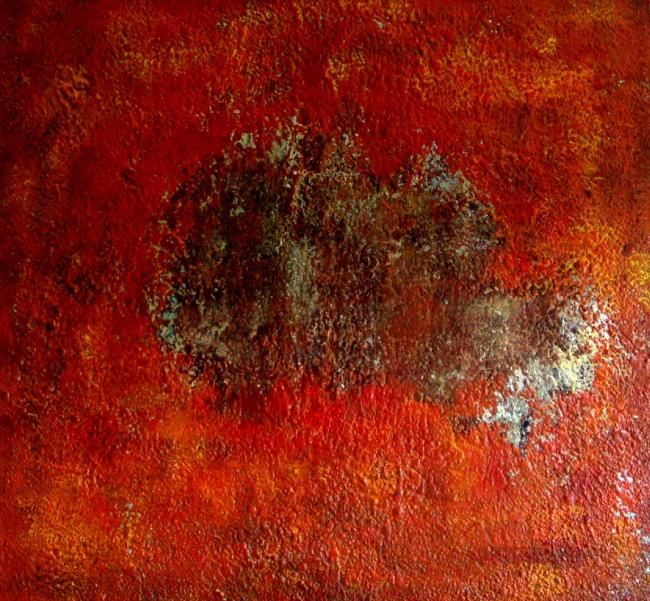 Peinture intitulée "Planète Mars vendue" par Jack, Œuvre d'art originale, Huile