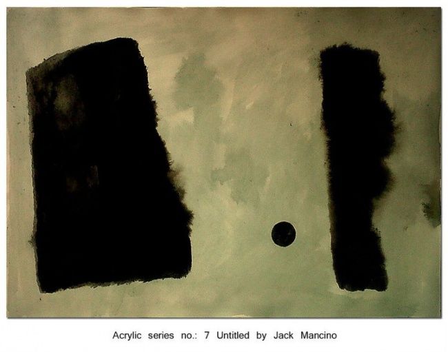 Картина под названием "Jack Mancino Abstra…" - Jack C Mancino, Подлинное произведение искусства