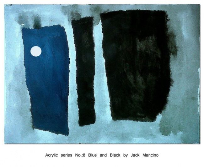 Malerei mit dem Titel "Jack Mancino Abstra…" von Jack C Mancino, Original-Kunstwerk, Öl