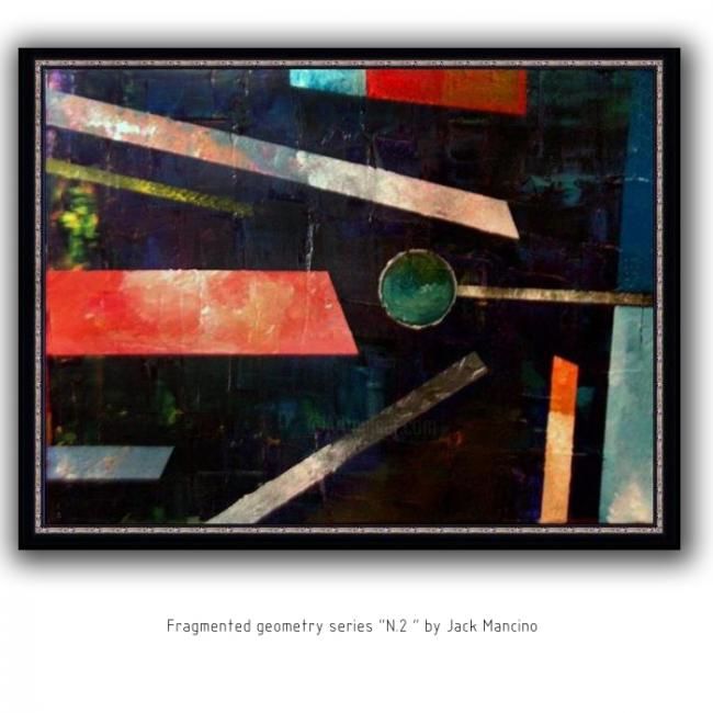 Pintura intitulada "Jack Mancino Abstra…" por Jack C Mancino, Obras de arte originais