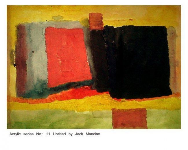 Pintura intitulada "Fragmented geometry…" por Jack C Mancino, Obras de arte originais, Óleo