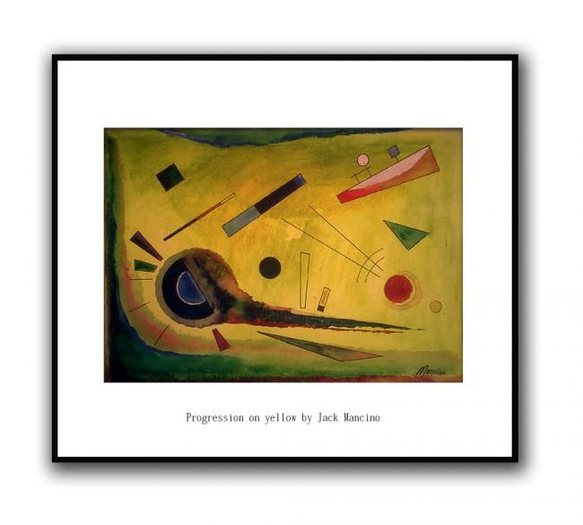 Painting titled "Jack Mancino-Fragme…" by Jack C Mancino, Original Artwork, Oil