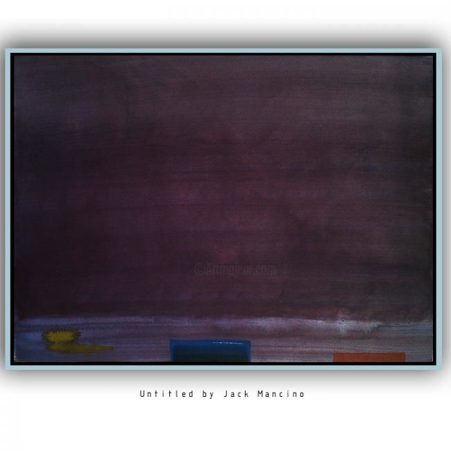 Painting titled "Jack Mancino Abstra…" by Jack C Mancino, Original Artwork, Oil