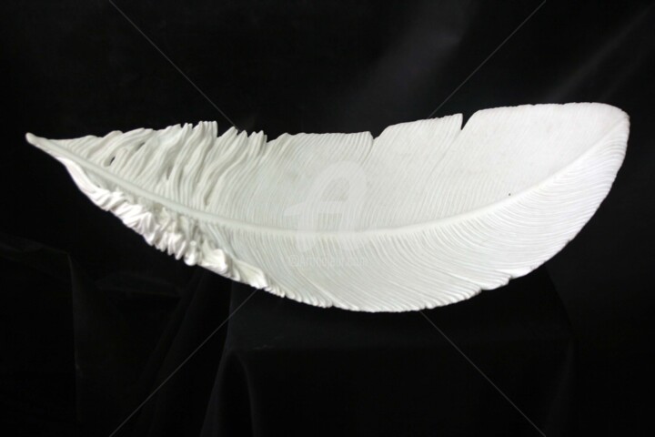 Sculpture titled "Feather" by Michal Jackowski, Original Artwork